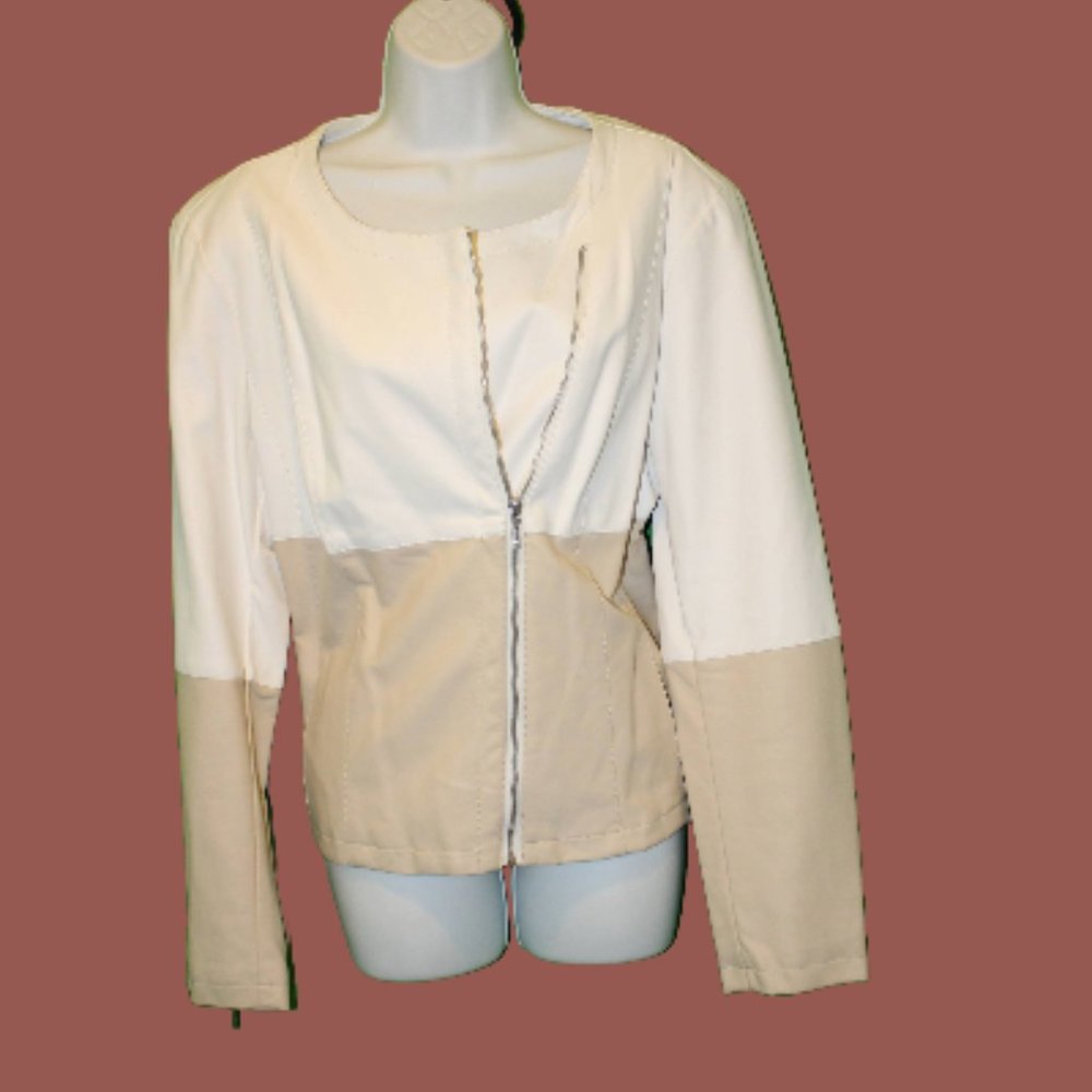 INC International Concepts Pleather Jacket